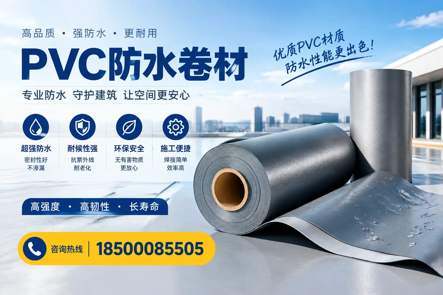 如何判断PVC防水卷材的质量优劣？克孜勒苏选购技巧